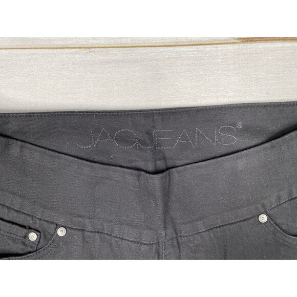 Jag Jeans Womens 16 Black Slim Leg Pull On Stretch Pants Hi Rise Elastic NWT - Picture 4 of 12